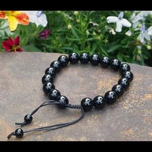 Obsidian bracelet